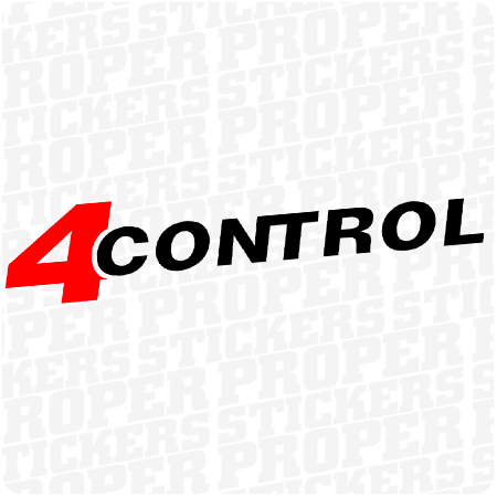 4 control - naklejka - renault